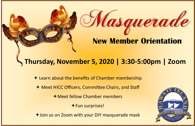 New Member Orientation Thurs., Nov. 5 